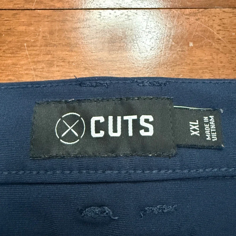 Cuts AO Jogger Mens XXL Navy Blue Performance Tech Sport of Business MB10057V